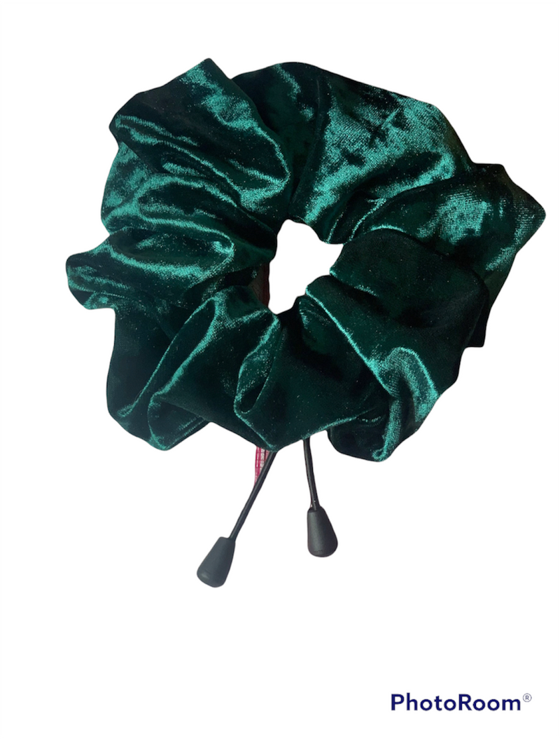 Forest green Adjustable Jumbo Scrunchie