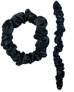 Black Snap It Scrunchie